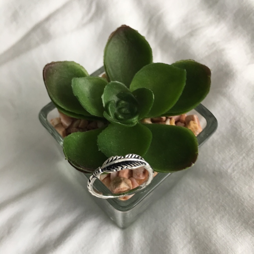 FASHION 🍃 JEWELRY LEAF RING - Picture 4 of 8